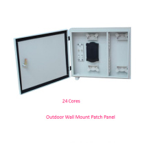 24 Cores Outdoor Wall Mount Fiber Optic Patch Panel